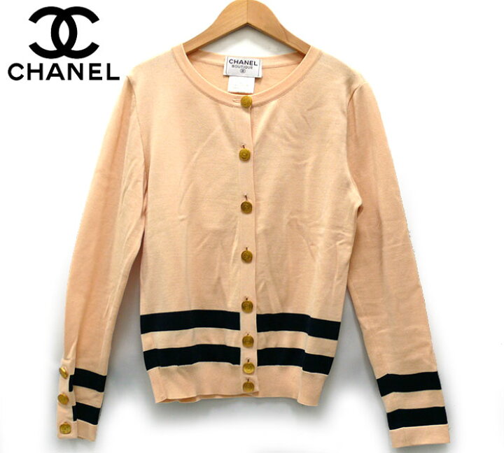 楽天市場】【CHANEL】 シャネル ココマーク 金ボタン カーディガン 