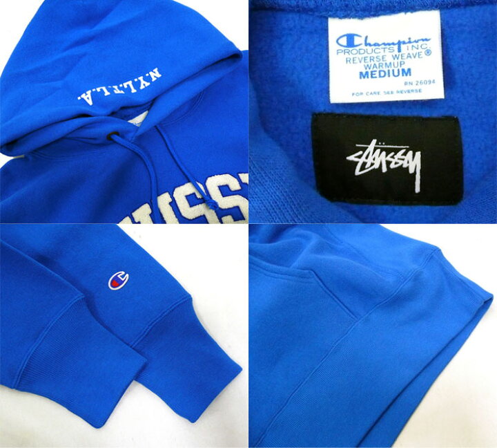 楽天市場】【STUSSY × Champion】 ステューシー × チャンピオン