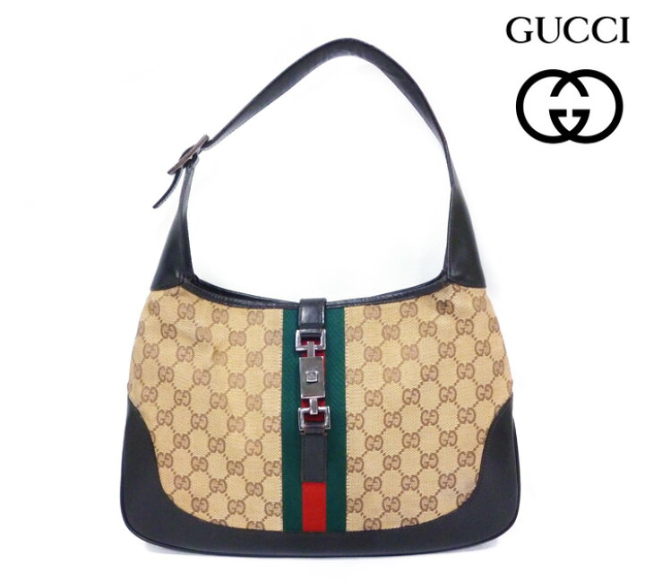 楽天市場】【GUCCI】グッチ ジャッキーライン GG柄ワンショルダー  