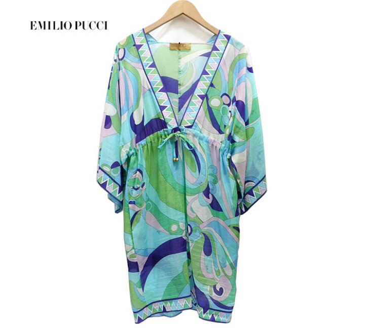 楽天市場】【EMILIO PUCCI】エミリオ・プッチ シルク コットン 総柄 