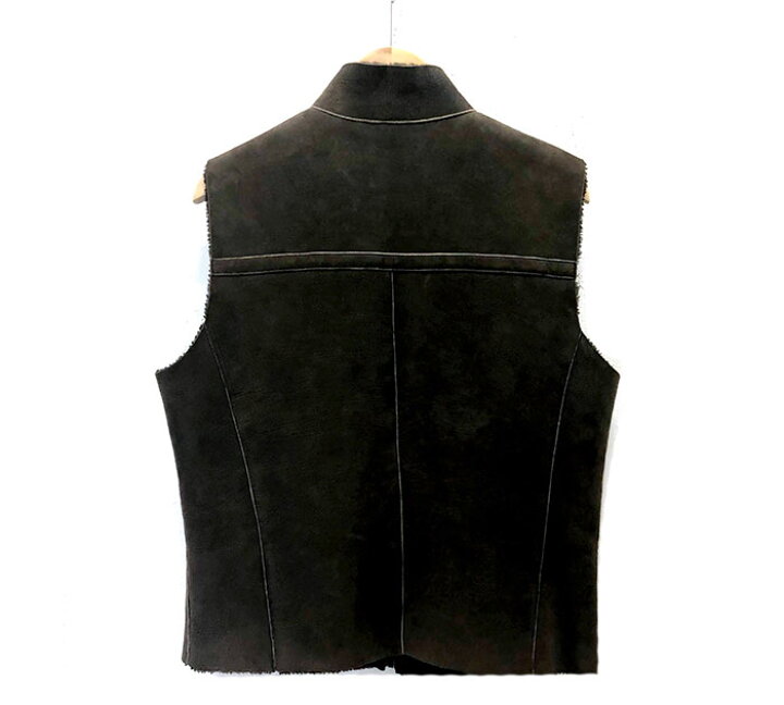 楽天市場】【JIL SANDER】ジルサンダー レザー ムートンVベスト 裏地 