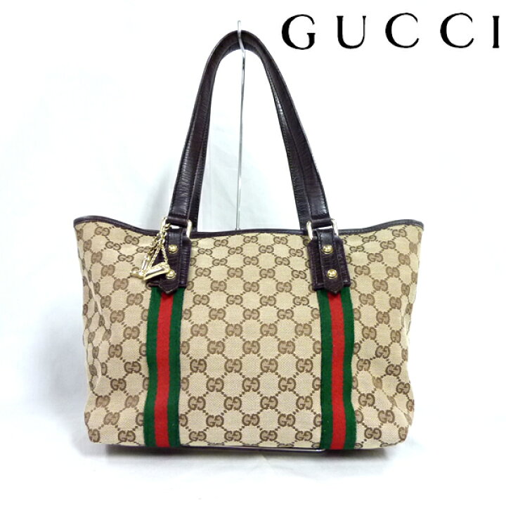 楽天市場】【GUCCI】グッチ GGキャンバス トートバッグ ショルダー 