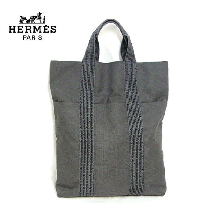 楽天市場】【HERMES】エルメス エールライン カバス トートバッグ 縦型  