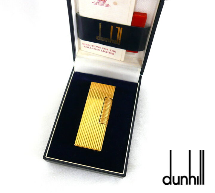 楽天市場】【dunhill】ダンヒル ローラーガスライター 24163 ゴールド 