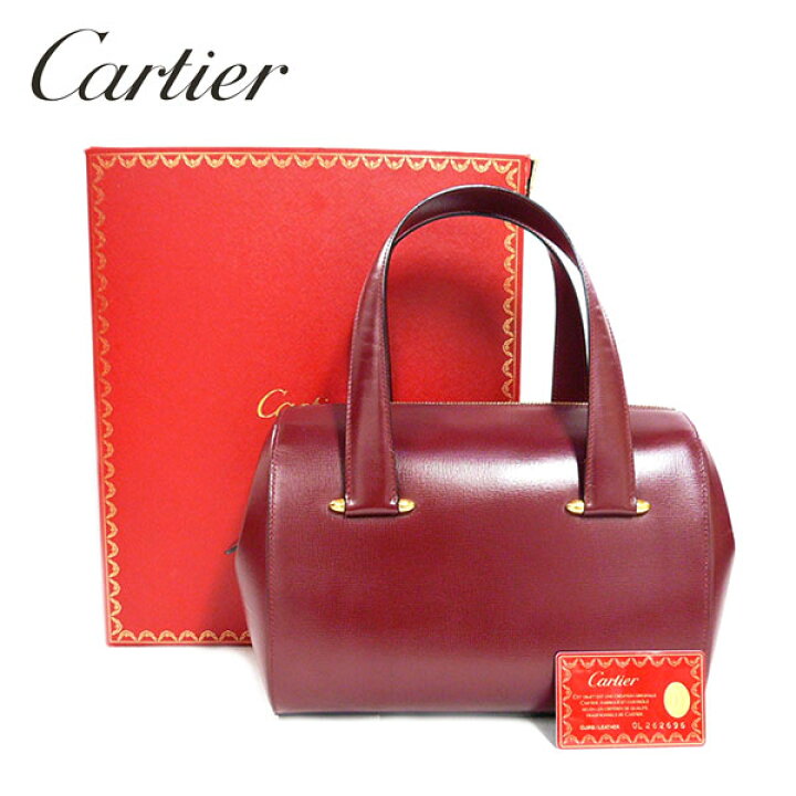 楽天市場】【Cartier】カルティエ マストライン ミニボストンバッグ  