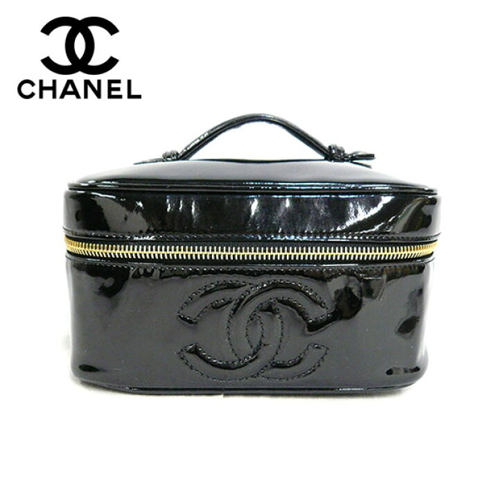 楽天市場】【CHANEL】シャネル バニティバッグ ココマーク 横型 化粧 