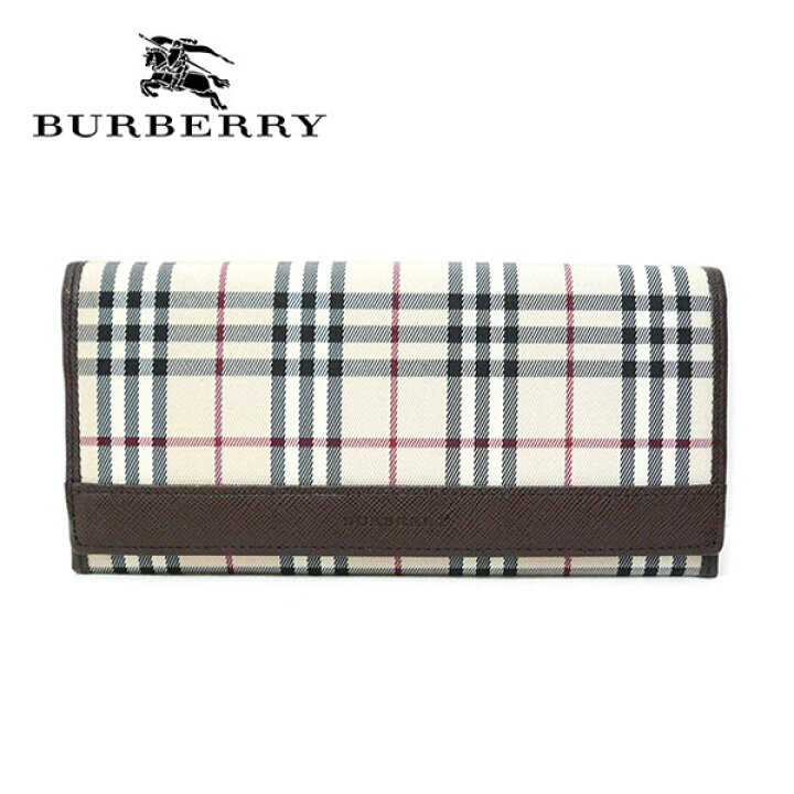 楽天市場】【BURBERRY】バーバリー ノバチェック 二つ折り 長 