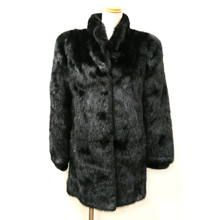 楽天市場】【MG Sable FUR】セーブル ミンク 毛皮コート ハーフコート 