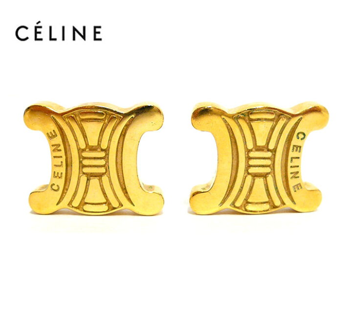 楽天市場】【CELINE】セリーヌ マカダム イヤリング ヴィンテージ  
