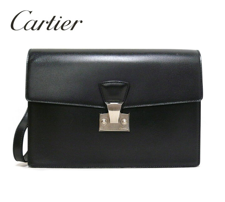 楽天市場】【Cartier】カルティエパシャ レザーセカンドバッグ