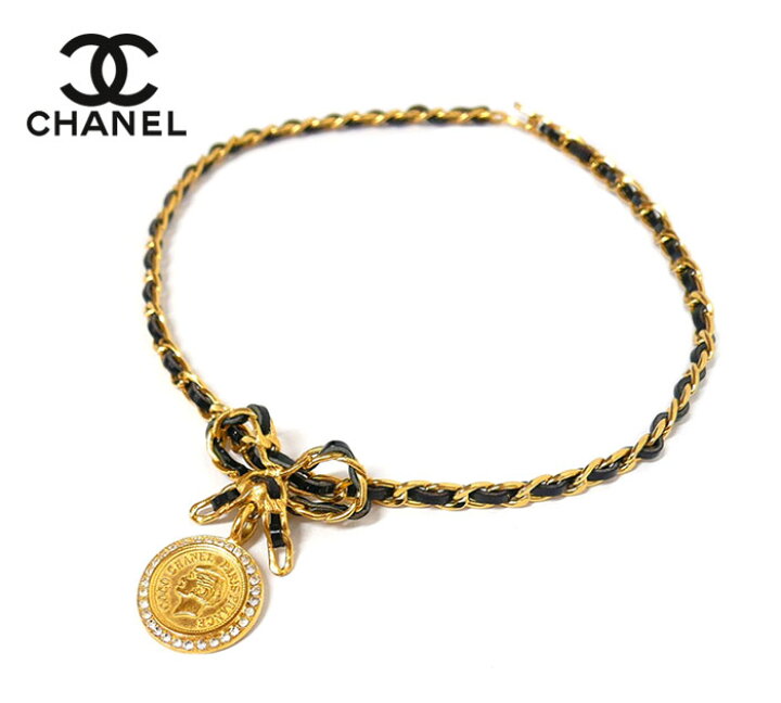 楽天市場】【CHANEL】シャネル96P ヴィンテージ コイン リボン 