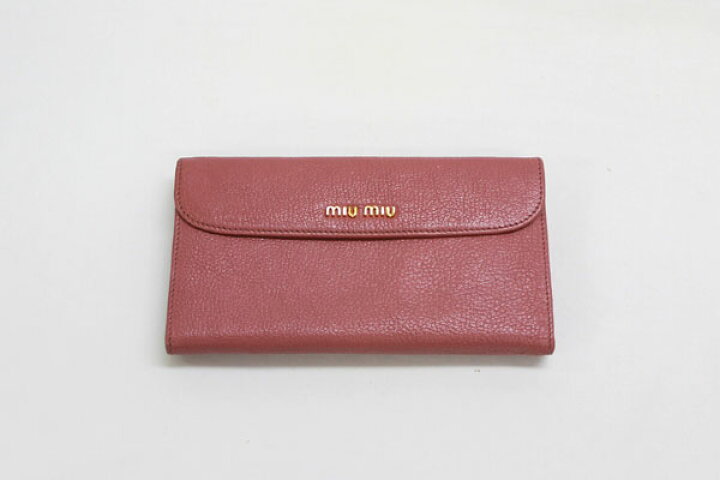 楽天市場】【miu miu】ミュウミュウ Wホック 長財布 ウォレット 5M1133 