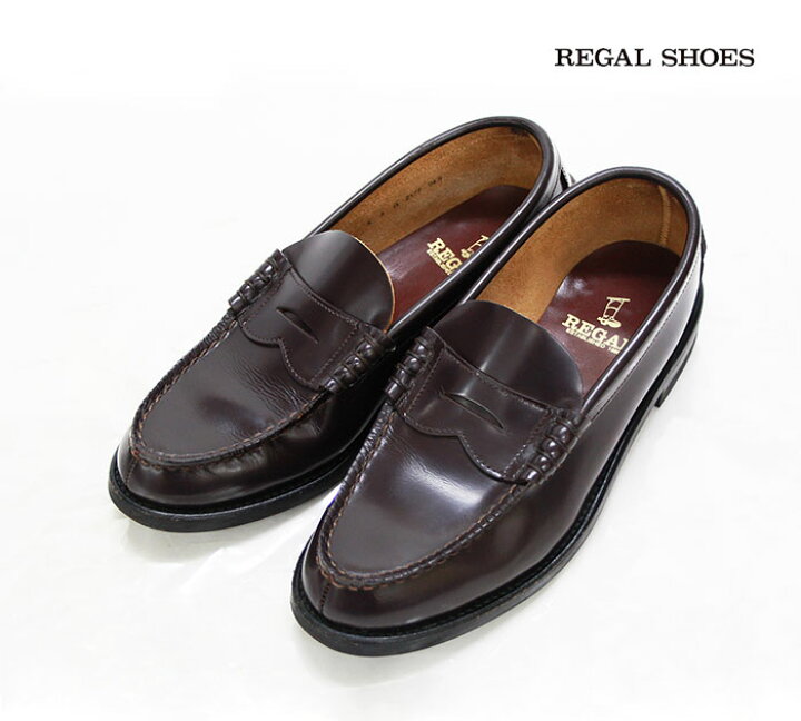 楽天市場】【REGAL】リーガル 2177 ビーフロール ローファー 茶 ダーク 