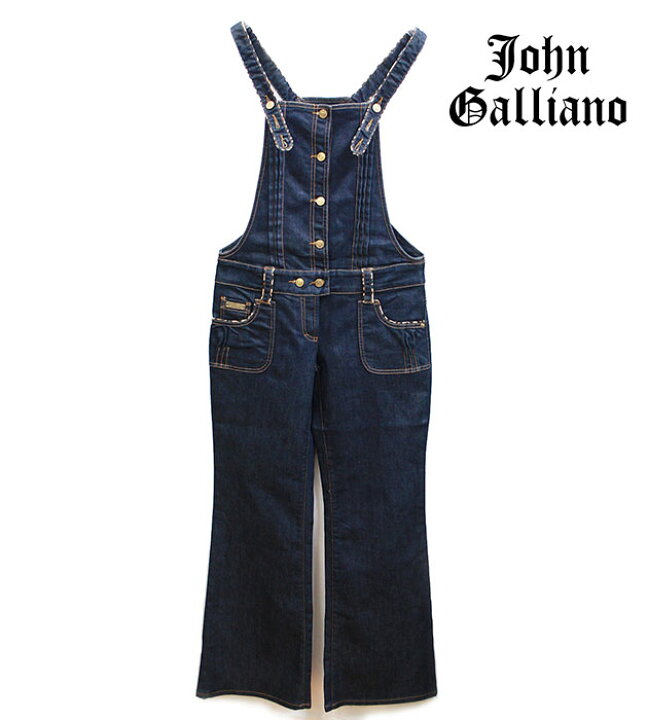 楽天市場】【galliano】ガリアーノ デニム サロペット カバーオール 
