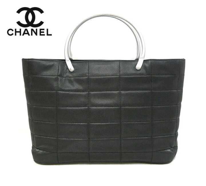 楽天市場】【CHANEL】シャネル チョコバー ハンドバッグ ミニトート  