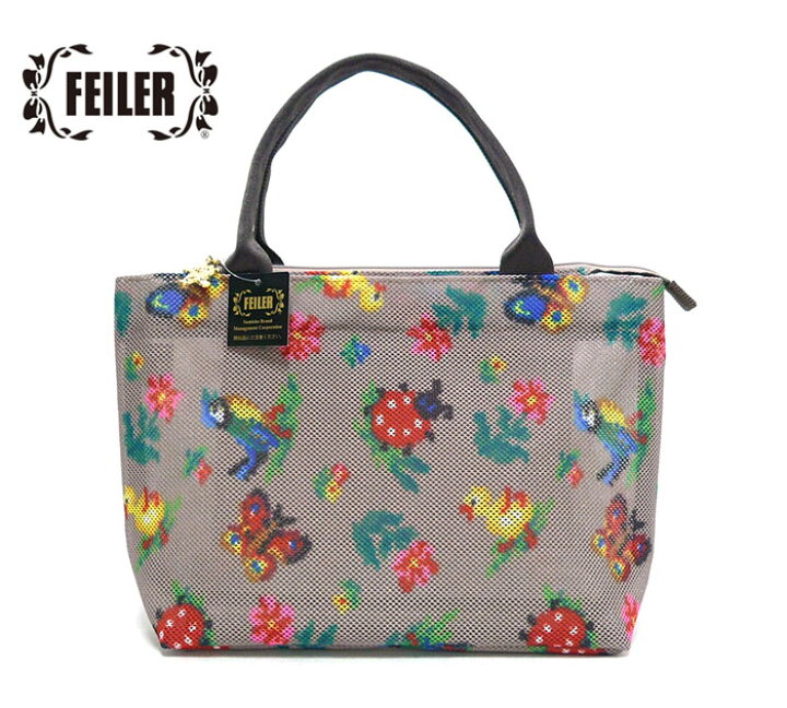 楽天市場】【FEILER】フェイラー ハイジメッシュ プリントバッグ  