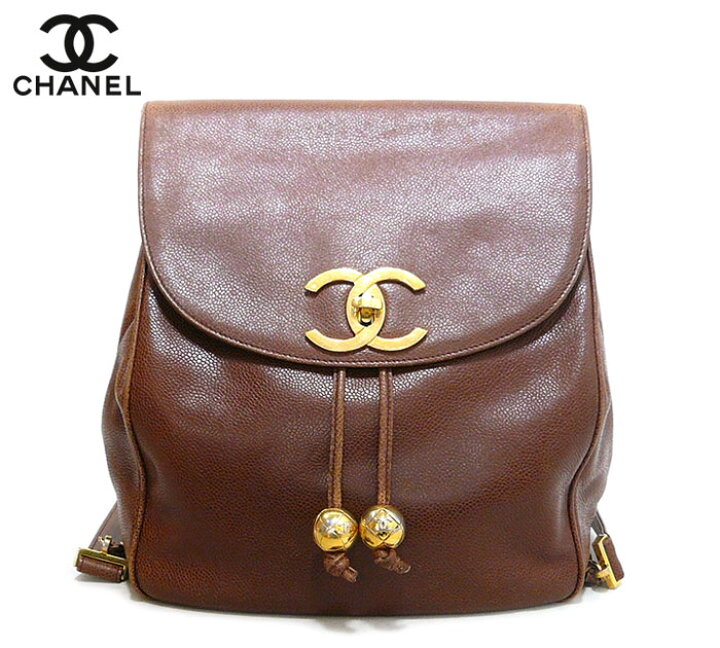 楽天市場】【CHANEL】シャネル キャビアスキン ココマーク リュック 