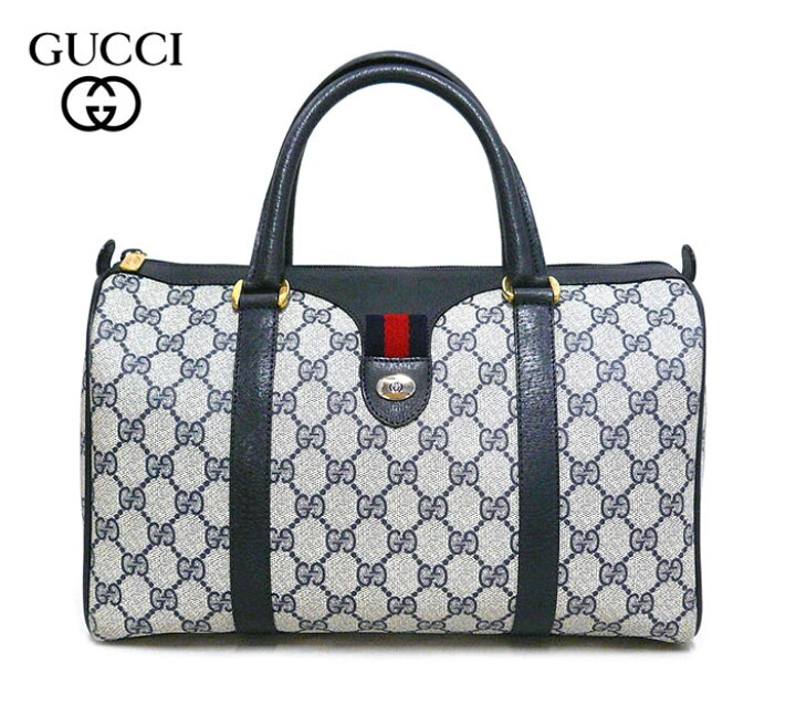 楽天市場】【GUCCI】オールドグッチ GG柄 シェリーライン ミニボストン 