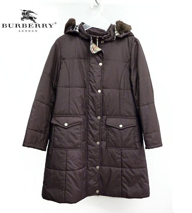 楽天市場】【BURBERRY LONDON】バーバリー ロンドン 中綿 ファー付き 