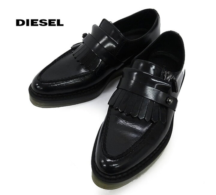 楽天市場】【DIESEL】 ディーゼル レザー ローファー フリンジ 