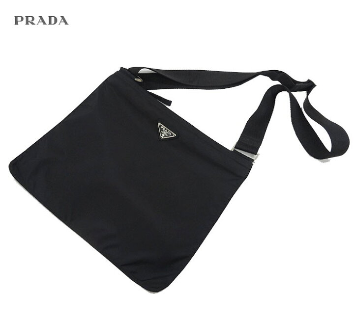 楽天市場】【PRADA】プラダ 三角ロゴプレート ナイロン サコッシュ  