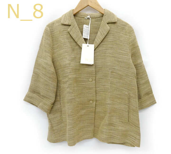 楽天市場】【N_8】 エンネオット リネン コットン ジャケット 38 