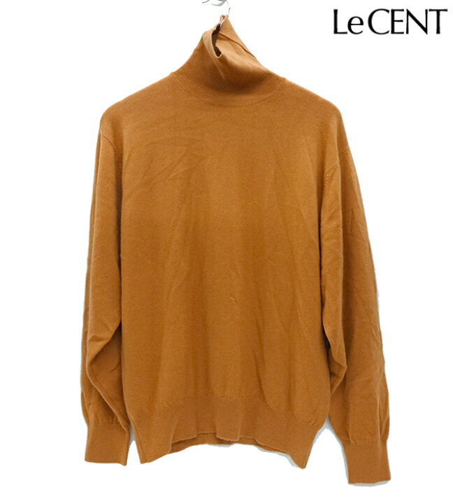 楽天市場】【LeCENT】 レセント カシミヤ100％ タートルネック ニット 