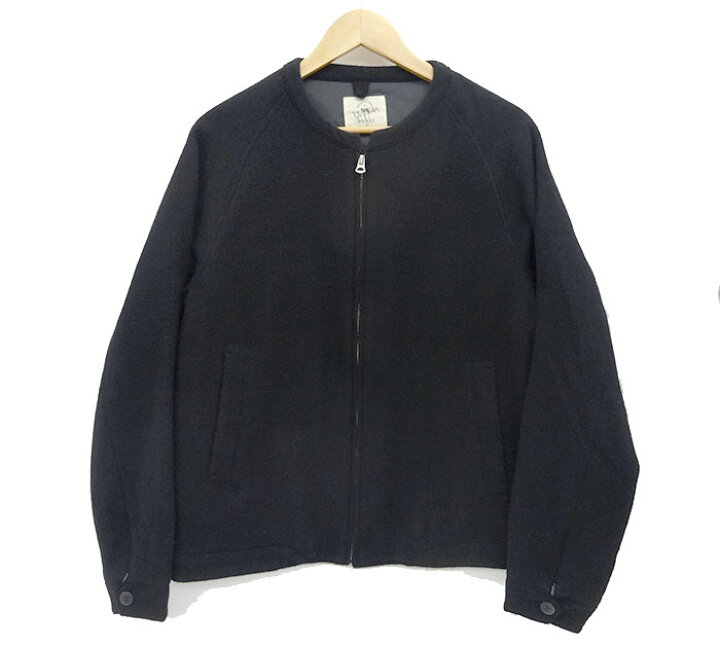 楽天市場】【bukht】 ブフト WISM別注 ノーカラー ブルゾン ウール  