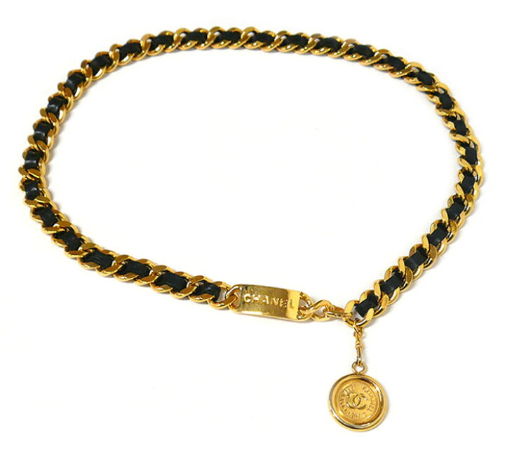 楽天市場】【値下げしました】【CHANEL】シャネル チェーンベルト ココ  