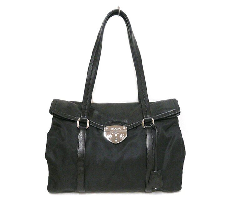 楽天市場】【PRADA】プラダ ナイロン×レザー トートバッグ ショルダー 