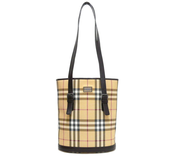 楽天市場】【BURBERRY】バーバリー ノバチェック バケツ型 ショルダー  