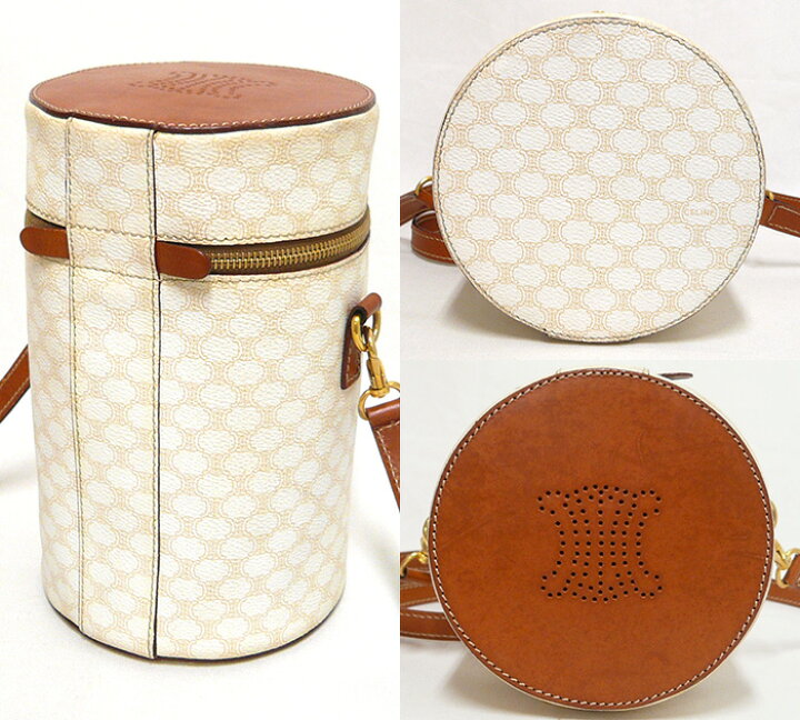 楽天市場】▽【値下げしました】【CELINE】セリーヌ マカダム柄 筒型  