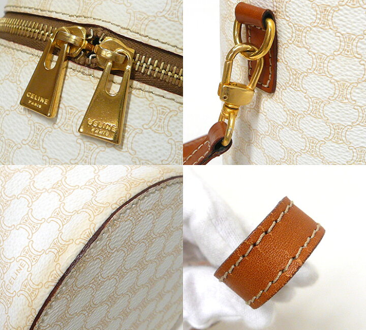 楽天市場】▽【値下げしました】【CELINE】セリーヌ マカダム柄 筒型 