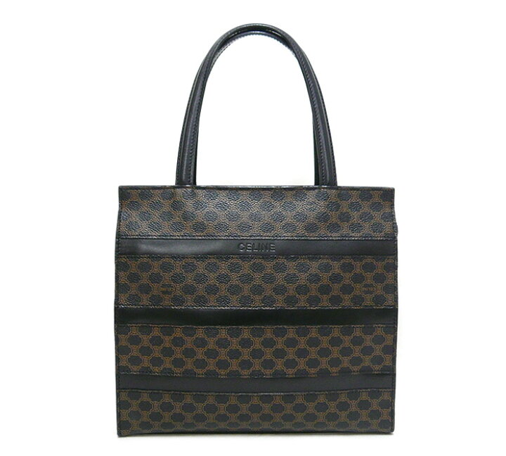 楽天市場】【CELINE】セリーヌ マカダム柄 トートバッグ ハンドバッグ 