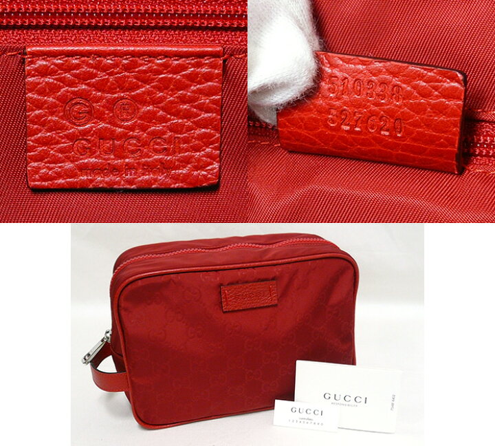 楽天市場】【値下げしました】【GUCCI】グッチ GGナイロン×レザー 