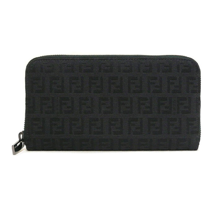 楽天市場】【FENDI】フェンディ ズッキーノ柄 ラウンドファスナー長 