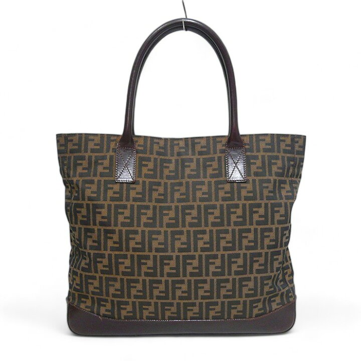 楽天市場】【FENDI】フェンディ ズッカ柄 デカ トートバッグ 