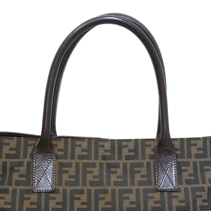 楽天市場】【FENDI】フェンディ ズッカ柄 デカ トートバッグ 