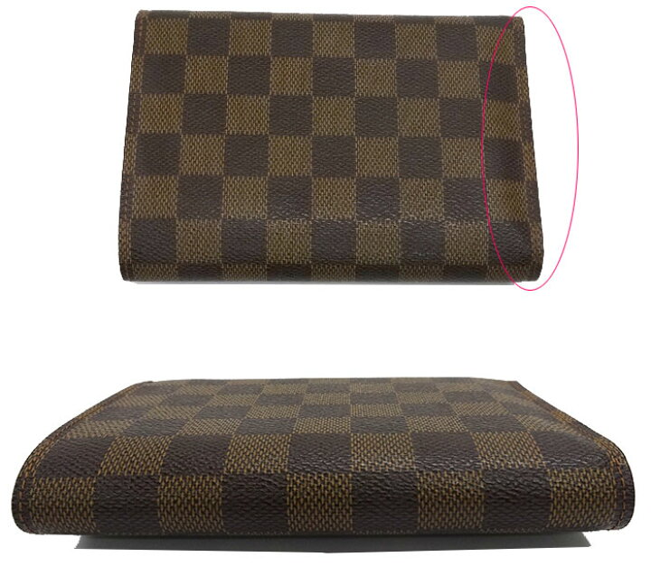 楽天市場】【LOUIS VUITTON】ルイヴィトン ダミエ ポルト トレゾール 