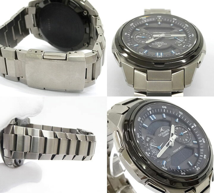 楽天市場】【CASIO】 カシオ オシアナス 電波ソーラー 腕時計 OCEANUS  