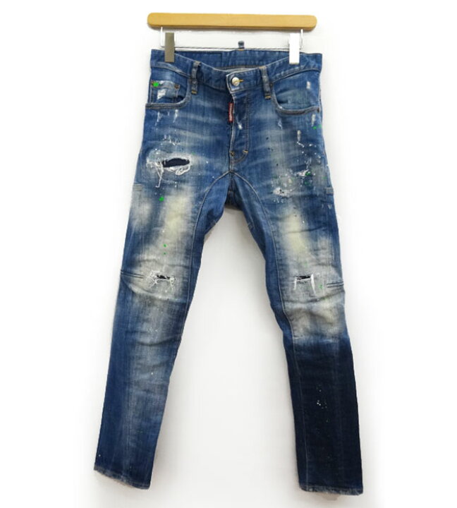 楽天市場】【DSQUARED2】ディースクエアード TIDY BIKER JEAN デニム 