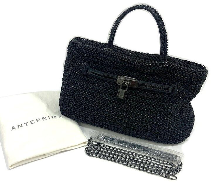 楽天市場】ANTEPRIMA アンテプリマ KATE LARGE NERO OPACO ケイト 