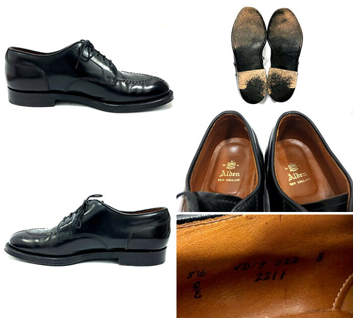 楽天市場】ALDEN オールデン #2211 NST Uチップ ノルウィージャン 