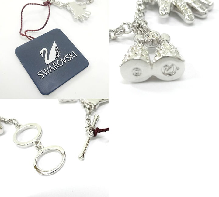 楽天市場】【SWAROVSKI】スワロフスキー チャーム付き ブレスレット 