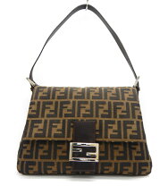 楽天市場】fendi ズッカ マンマバケット ワンショルダー ブラウン キの通販 