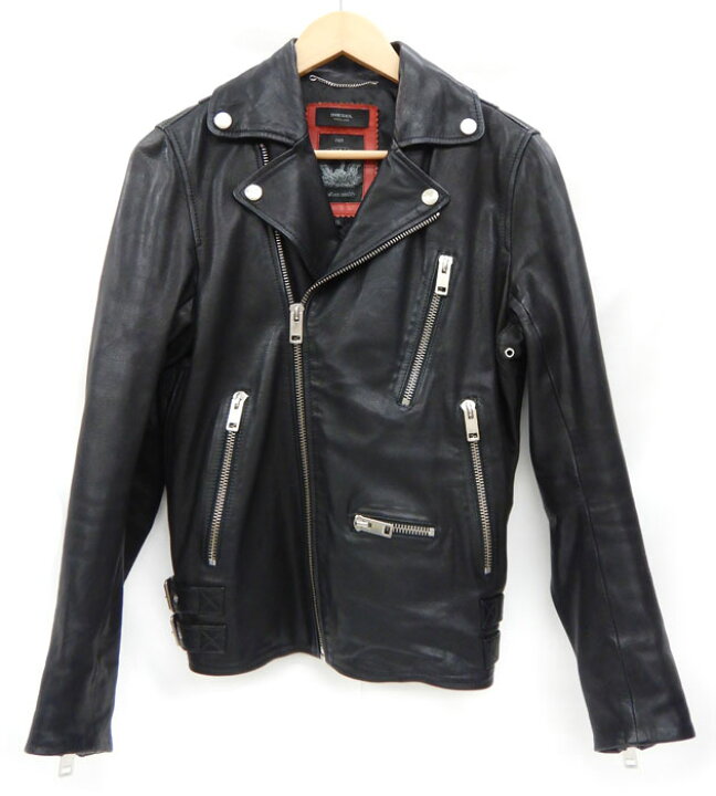 楽天市場】【DIESEL】ディーゼル RN93243 CA25594 レザーライダース 