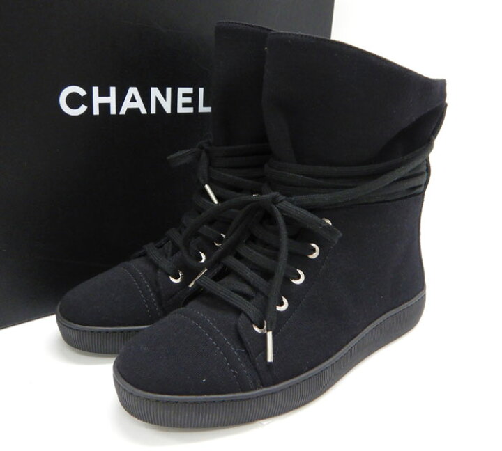 楽天市場】【値下げしました】【CHANEL】シャネル G30136 ハイカット 