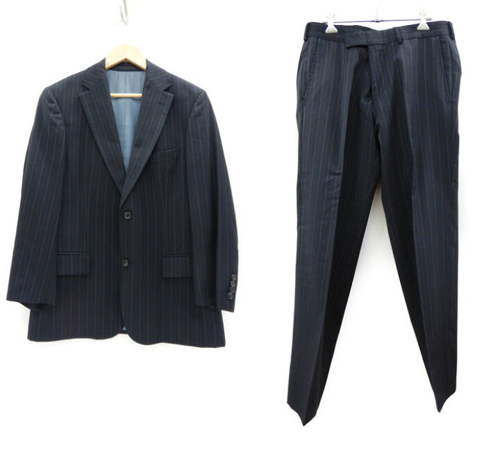 楽天市場】【HUGOBOSS】 ヒューゴボス ストライプ柄スーツセットアップ 