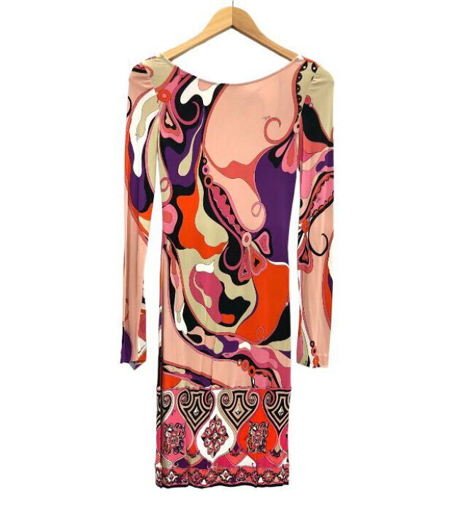 楽天市場】【EMILIO PUCCI】 エミリオプッチ 総柄L/Sワンピース サイズ  