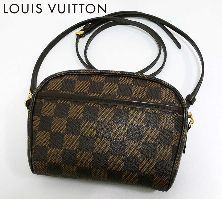楽天市場】【LOUIS VUITTON】ダミエ/ポシェット/イパネマ/中古USED/美 